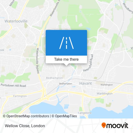 Wellow Close map