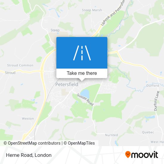 Herne Road map