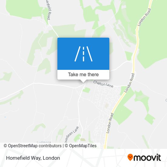 Homefield Way map