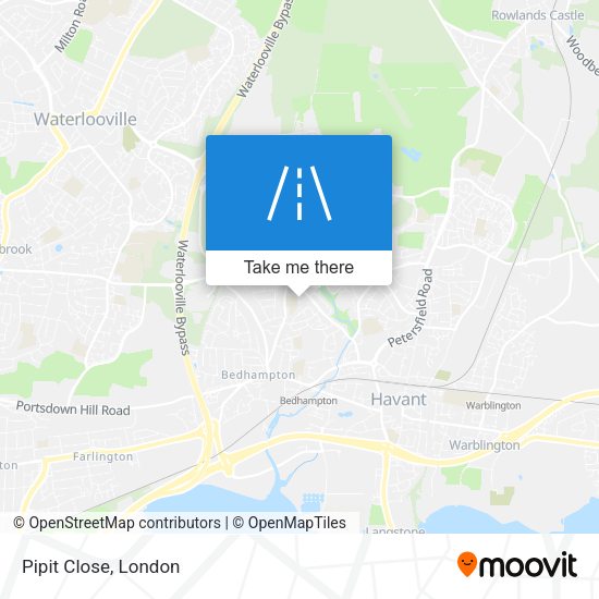 Pipit Close map