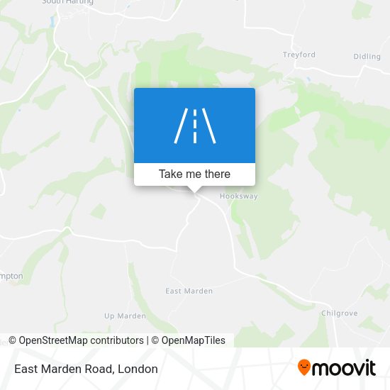East Marden Road map