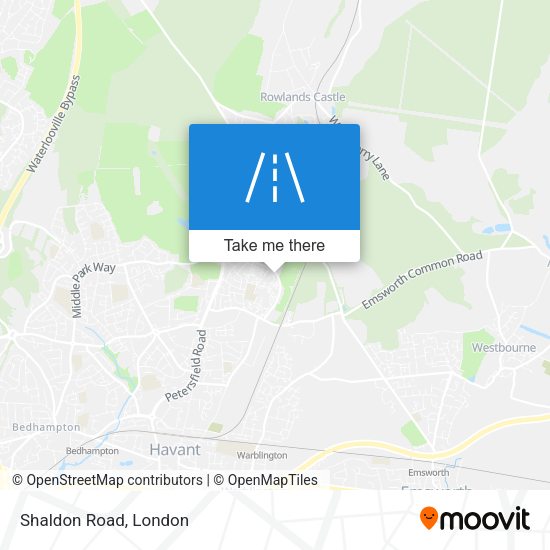 Shaldon Road map