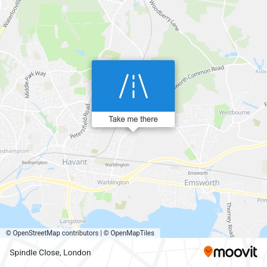 Spindle Close map