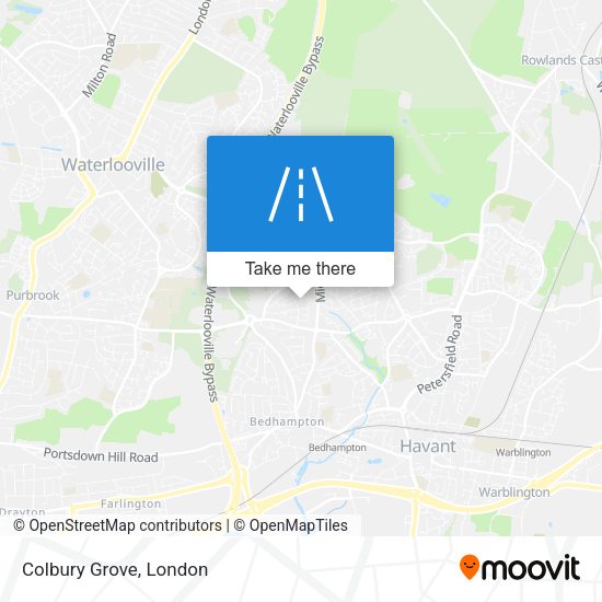 Colbury Grove map