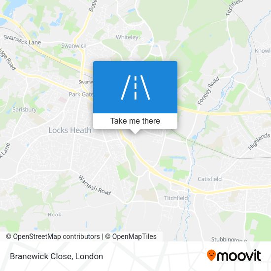 Branewick Close map