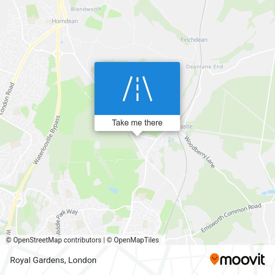 Royal Gardens map