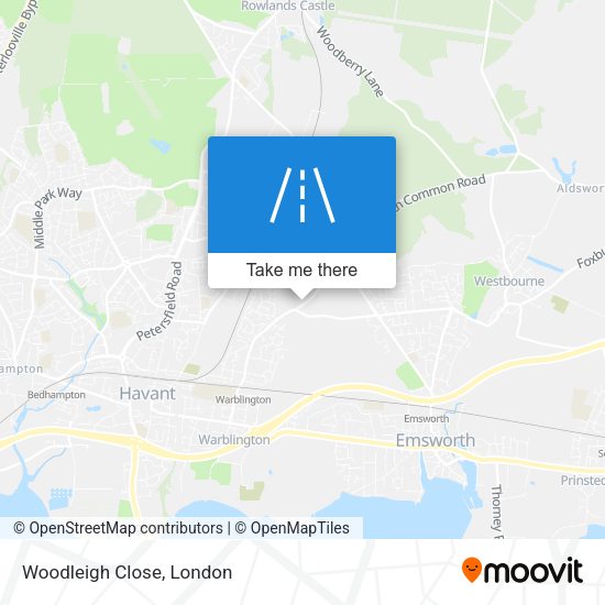 Woodleigh Close map