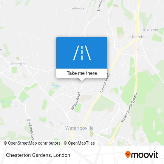 Chesterton Gardens map