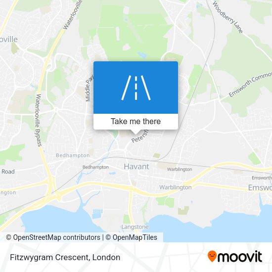 Fitzwygram Crescent map