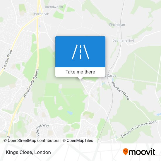 Kings Close map