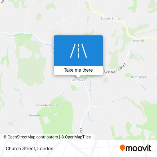 Church Street map