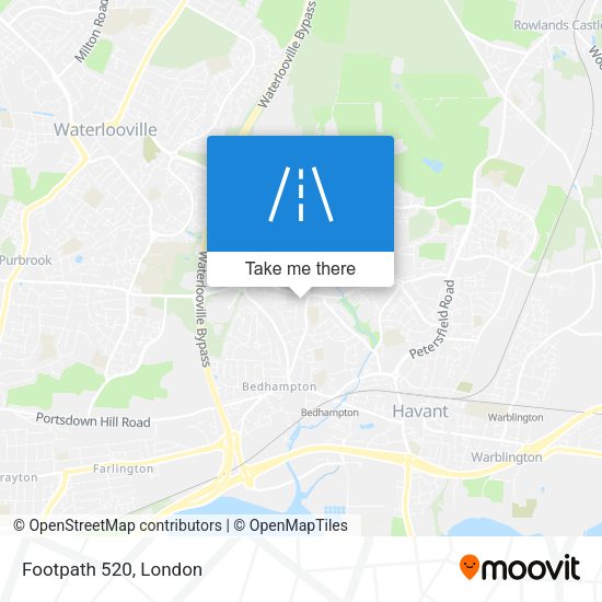 Footpath 520 map