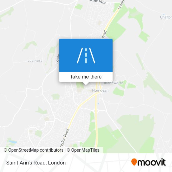 Saint Ann's Road map