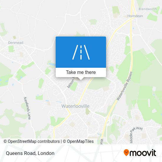 Queens Road map