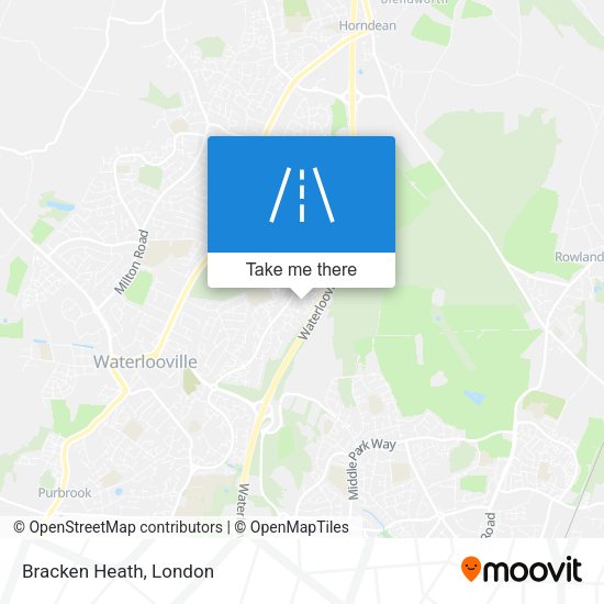 Bracken Heath map