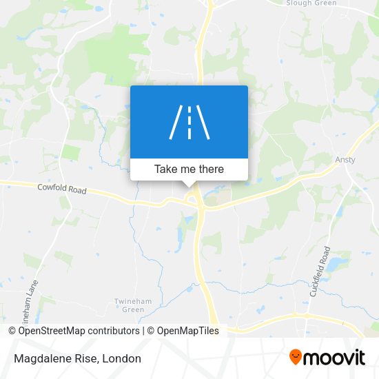 Magdalene Rise map