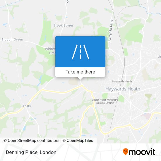 Denning Place map