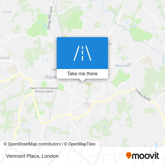 Vermont Place map