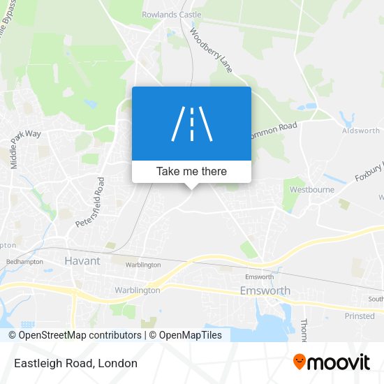 Eastleigh Road map