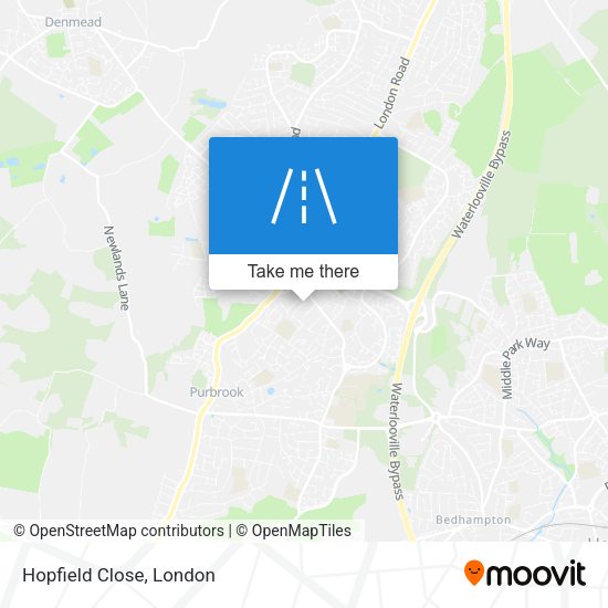 Hopfield Close map