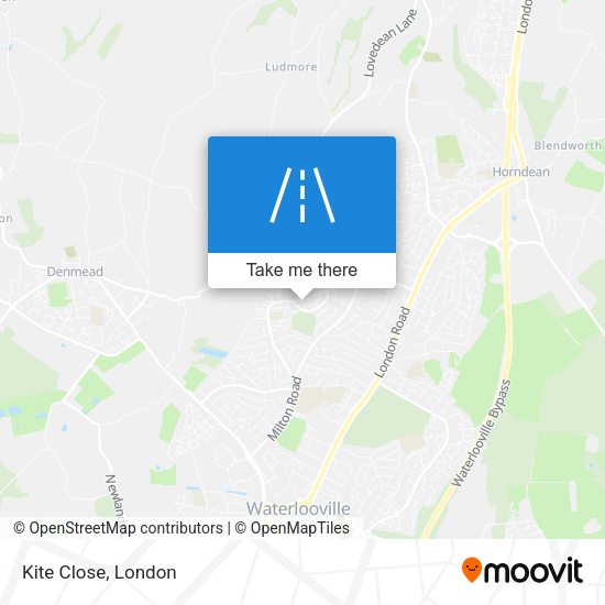 Kite Close map