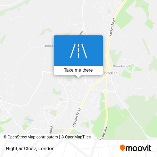 Nightjar Close map