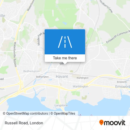Russell Road map