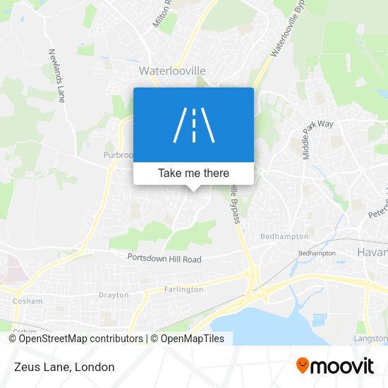 Zeus Lane map