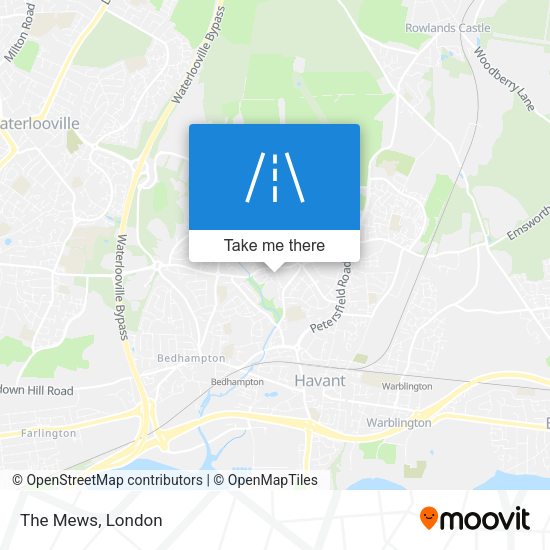 The Mews map