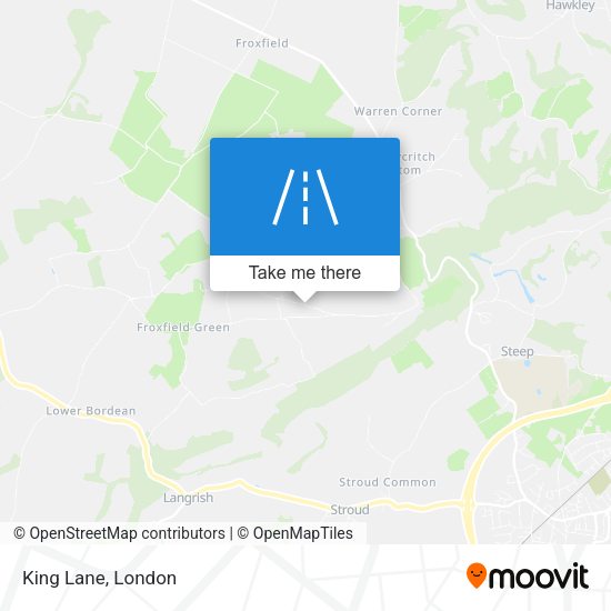 King Lane map