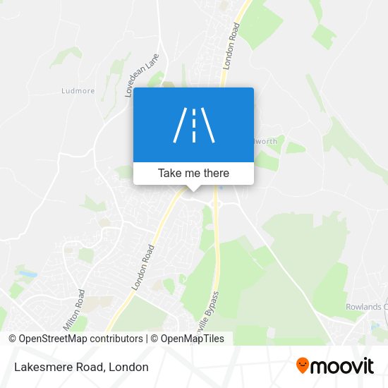 Lakesmere Road map
