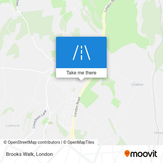 Brooks Walk map