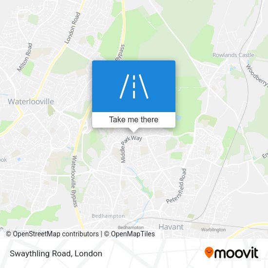 Swaythling Road map