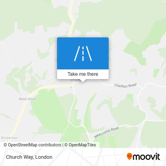 Church Way map