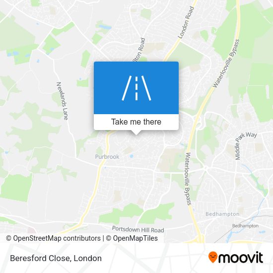 Beresford Close map
