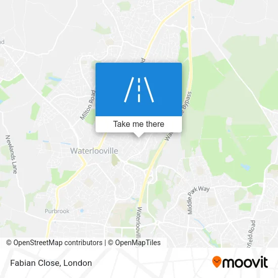 Fabian Close map