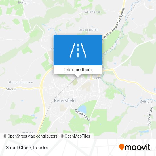 Small Close map