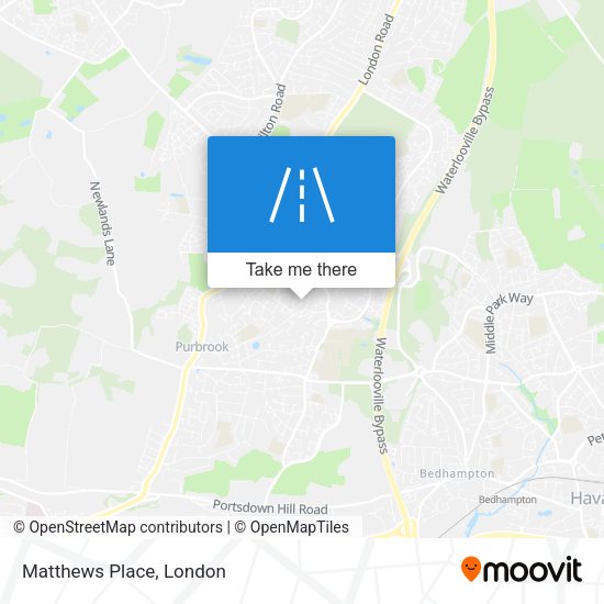 Matthews Place map