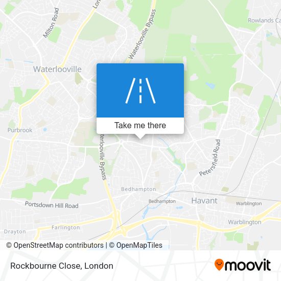 Rockbourne Close map