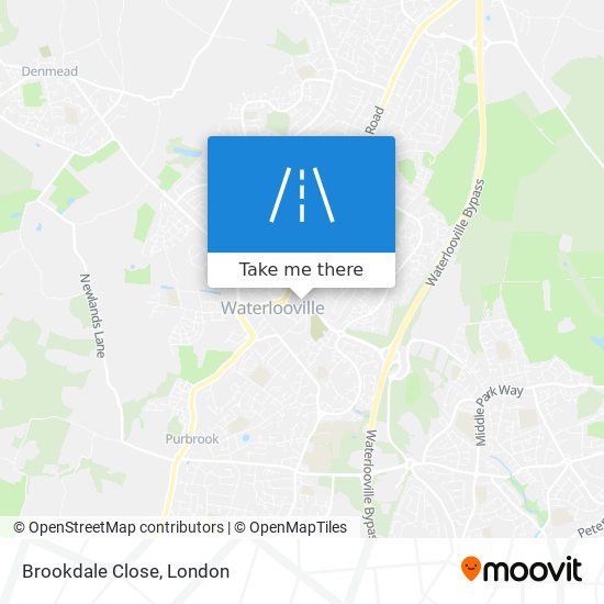 Brookdale Close map