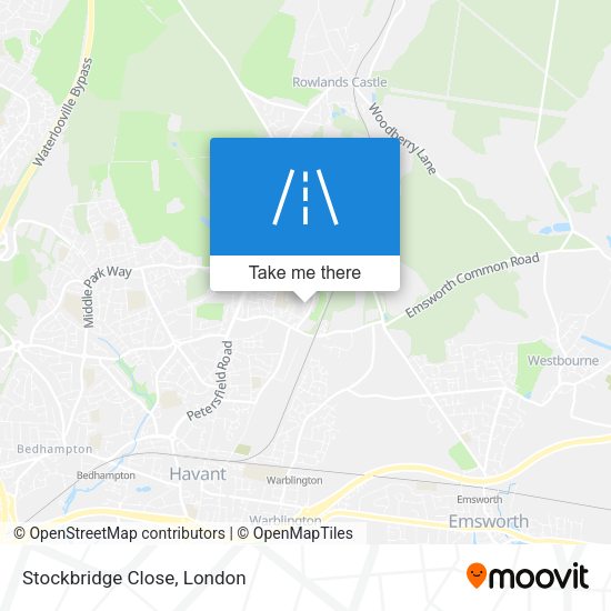 Stockbridge Close map