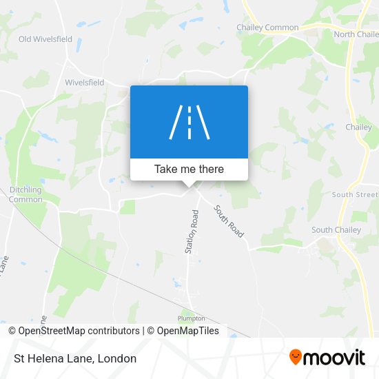 St Helena Lane map