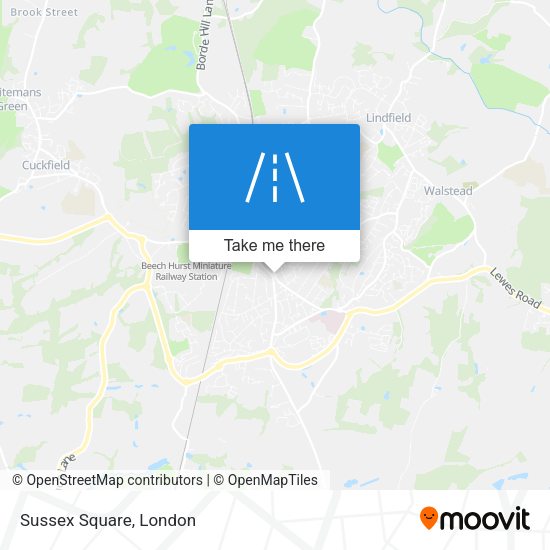 Sussex Square map