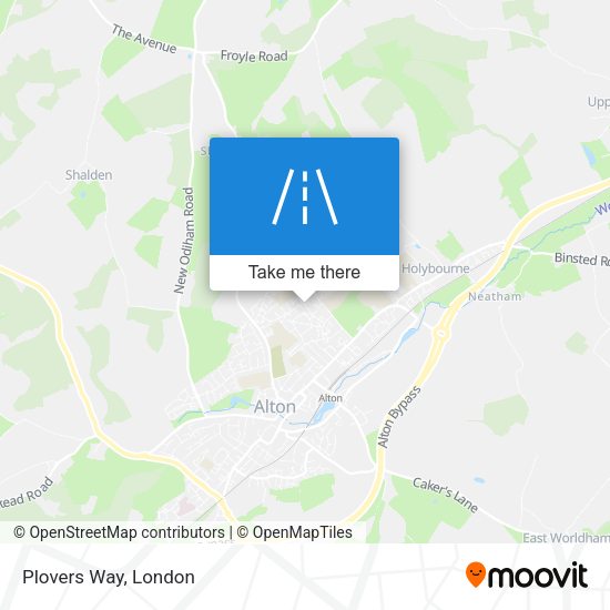 Plovers Way map