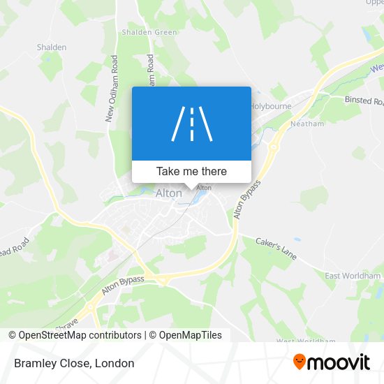 Bramley Close map
