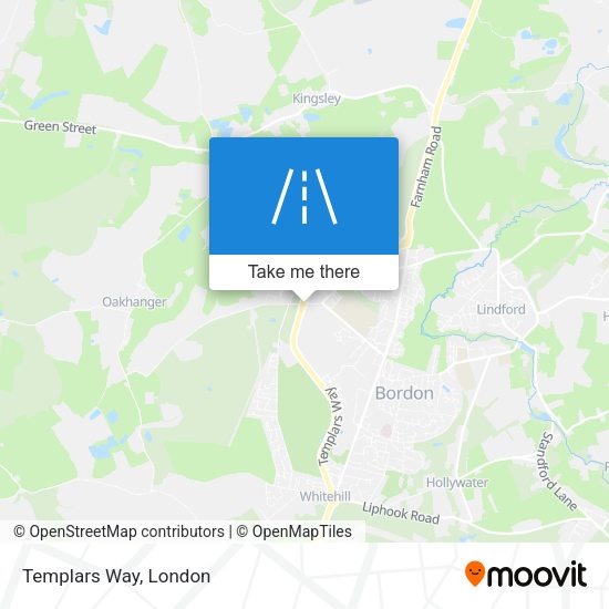 Templars Way map