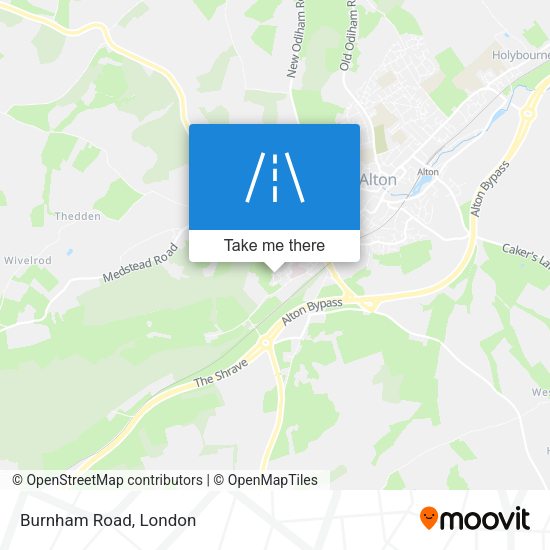 Burnham Road map