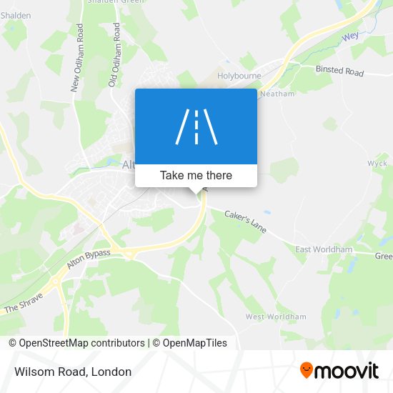 Wilsom Road map