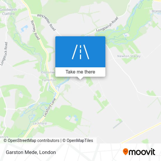 Garston Mede map
