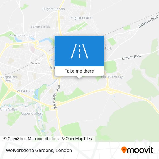 Wolversdene Gardens map